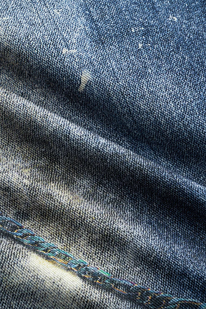 Nerea | Pantalón de Pierna Ancha con Bloques de Color