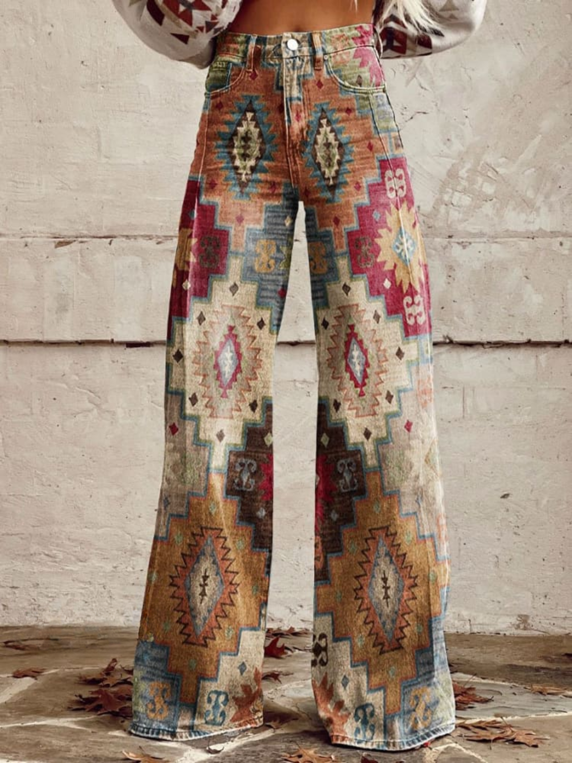 Itziar | Pantalones Elegantes de Estilo Retro
