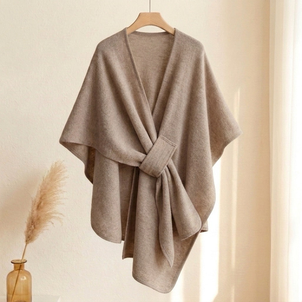 Elara | Poncho Largo Bufanda