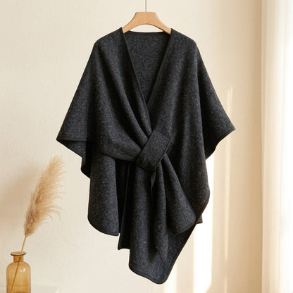 Elara | Poncho Largo Bufanda
