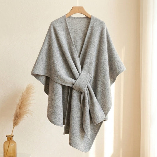 Elara | Poncho Largo Bufanda