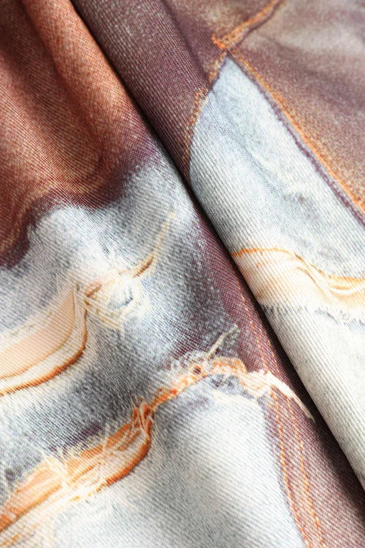 Nerea | Pantalón de Pierna Ancha con Bloques de Color